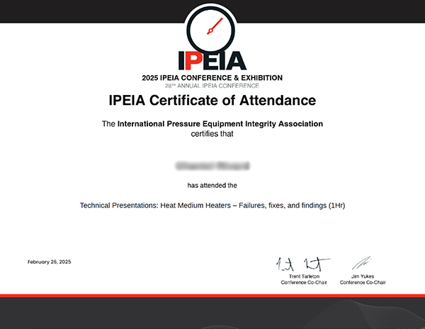 2025 Certificate Of Attendance Example